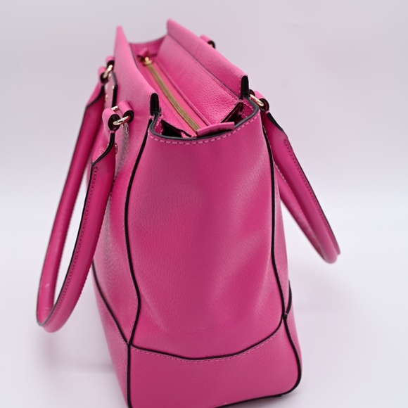 Kate Spade Wellesley Small Camryn Sweetheart Sweetheart Pink Leather Satchel - Picture 3 of 10